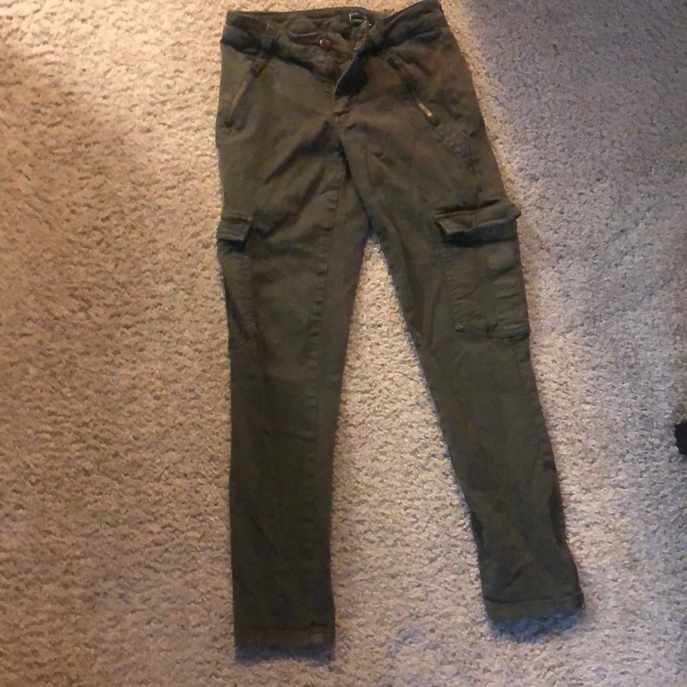 Bebe rustic cargo pants